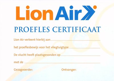 Proefles certificaat (gratis)